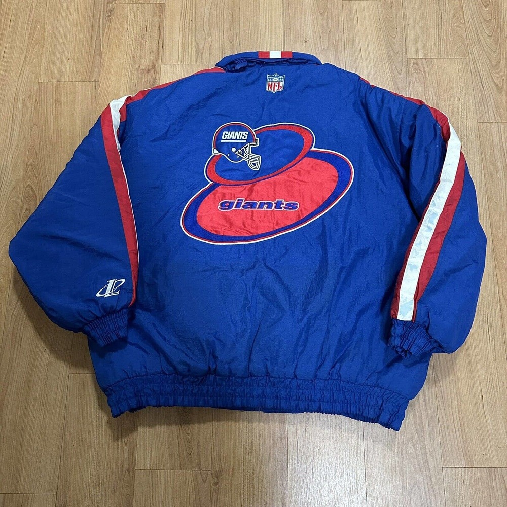NY Giants Logo Athletic NFL Pro Line Full Zip Size XXL Vintage 1990s